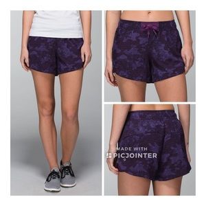 Lululemon Purple Reversible Shorts